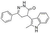 4-(2-Methyl-1H-indol-3-yl)-6-phenyl-4,5-dihydro-3(2H)-pyridazinone Struktur