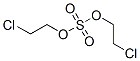 二(2-氯乙基)硫酸酯, 5411-48-3, 结构式