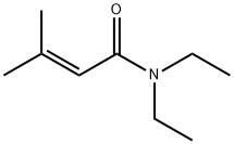 2-ButenaMide, N,N-diethyl-3-Methyl- 化学構造式
