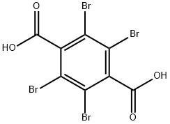 テトラブロモテレフタル酸 化学構造式