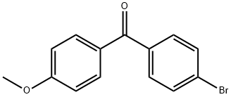 4-溴-4'-甲氧基二苯甲酮 结构式