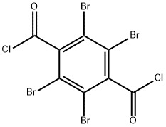 Tetrabromoterephthalic acid dichloride,54120-56-8,结构式