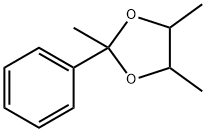 2,4,5-Trimethyl-2-phenyl-1,3-dioxolane Structure