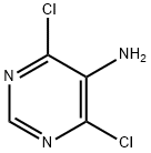 5-Amino-4,6-dichloropyrimidine Struktur