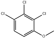4-メトキシ-1,2,3-トリクロロベンゼン 化学構造式