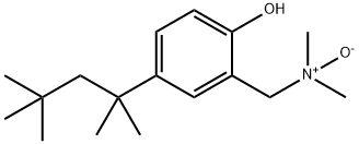 [2-hydroxy-5-(2,4,4-trimethylpentan-2-yl)phenyl]methyl-dimethyl-oxido- azanium 化学構造式