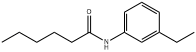 Hexanamide, N-(3-ethylphenyl)- (9CI) Structure