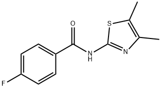 벤즈아미드,N-(4,5-디메틸-2-티아졸릴)-4-플루오로-(9CI)