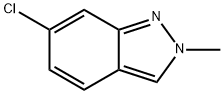 6-クロロ-2-メチル-2H-インダゾール 化学構造式