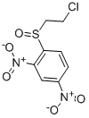(2-Chloroethyl)(2,4-dinitrophenyl) sulfoxide Struktur