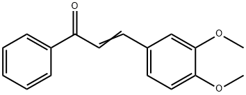 3,4-DIMETHOXYCHALCONE 结构式
