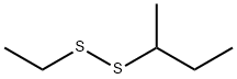 Ethyl 1-methylpropyl persulfide Struktur