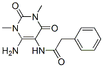 Acetamide,  N-(6-amino-1,2,3,4-tetrahydro-1,3-dimethyl-2,4-dioxo-5-pyrimidinyl)-2-phenyl-  (8CI) 化学構造式
