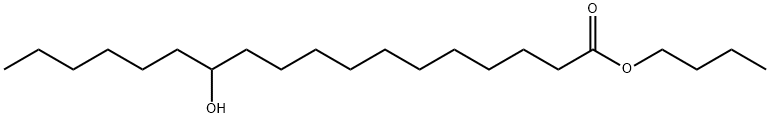 butyl 12-hydroxyoctadecanoate Struktur