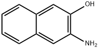 3-アミノ-2-ナフトール 化学構造式