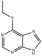 6-乙硫基嘌呤, 5417-84-5, 结构式