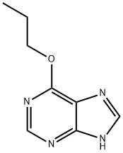6-N-丙氧基嘌呤, 5417-86-7, 结构式