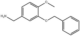 3-BENZYLOXY-4-METHOXYBENZYLAMINE Struktur