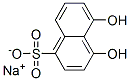 sodium 4,5-dihydroxynaphthalene-1-sulphonate 结构式