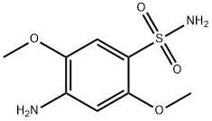4-amino-2,5-dimethoxybenzenesulphonamide  Struktur
