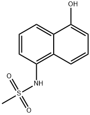 N-(5-Hydroxy-1-naphthalenyl)methanesulfonamide Struktur