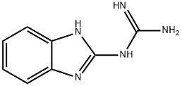 2-グアニジノ-1H-ベンゾイミダゾール 化学構造式