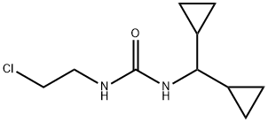 1-(2-chloroethyl)-3-(dicyclopropylmethyl)urea Struktur