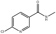 6-クロロ-N-メチルニコチンアミド 化学構造式