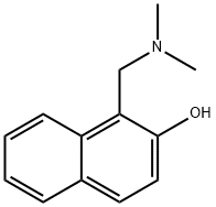 1-(二甲基胺甲基)萘酚 结构式