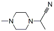 1-Piperazineacetonitrile,-alpha-,4-dimethyl-(6CI,7CI,9CI) Structure