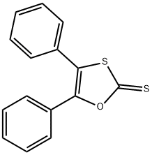 4,5-Diphenyl-1,3-oxathiole-2-thione Struktur