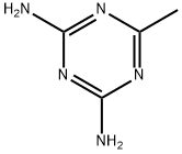 2,4-ジアミノ-6-メチル-1,3,5-トリアジン 化学構造式