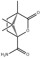 (1S)-(-)-CAMPHANIC ACID AMIDE Structure