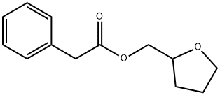 ベンゼン酢酸(テトラヒドロフラン-2-イル)メチル 化学構造式