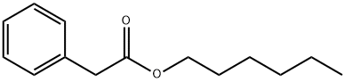 ベンゼン酢酸ヘキシル 化学構造式