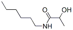 N-hexyl-2-hydroxy-propanamide Struktur