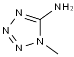 1-メチル-1H-テトラゾール-5-アミン 化学構造式