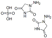 bis(1-aminoimidazolidine-2,4-dione) sulphate Struktur
