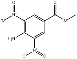 4-アミノ-3,5-ジニトロ安息香酸メチル 化学構造式