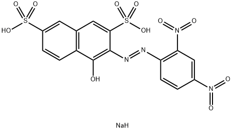 硝氮黄,5423-07-4,结构式