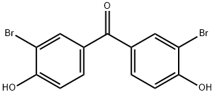 bis(3-bromo-4-hydroxy-phenyl)methanone 结构式