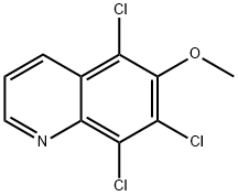 5,7,8-trichloro-6-methoxy-quinoline Structure