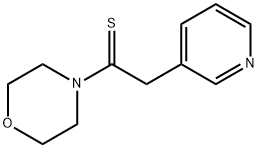 3-吡啶硫代乙酰吗啡啉, 5423-64-3, 结构式
