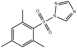 1-三甲基苯磺酰基-1,2,4-三唑 结构式