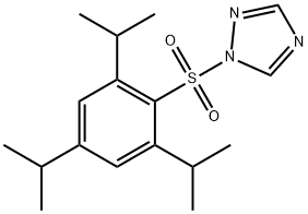1-(2,4,6-三异丙基苯磺酰)-1,2,4-三唑, 54230-60-3, 结构式