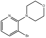3-ブロモ-2-(4-モルホリノ)ピリジン 化学構造式