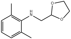N-(2,6-Dimethylphenyl)-1,3-dioxolane-2-methanamine Struktur