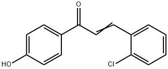2-CHLORO-4'-HYDROXYCHALCONE Structure