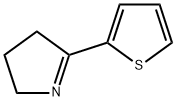 5-(噻吩-2-基)-3,4-二氢-2H-吡咯,5424-42-0,结构式