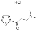 3-(ジメチルアミノ)-1-(2-チエニル)-1-プロパノン塩酸塩 化学構造式